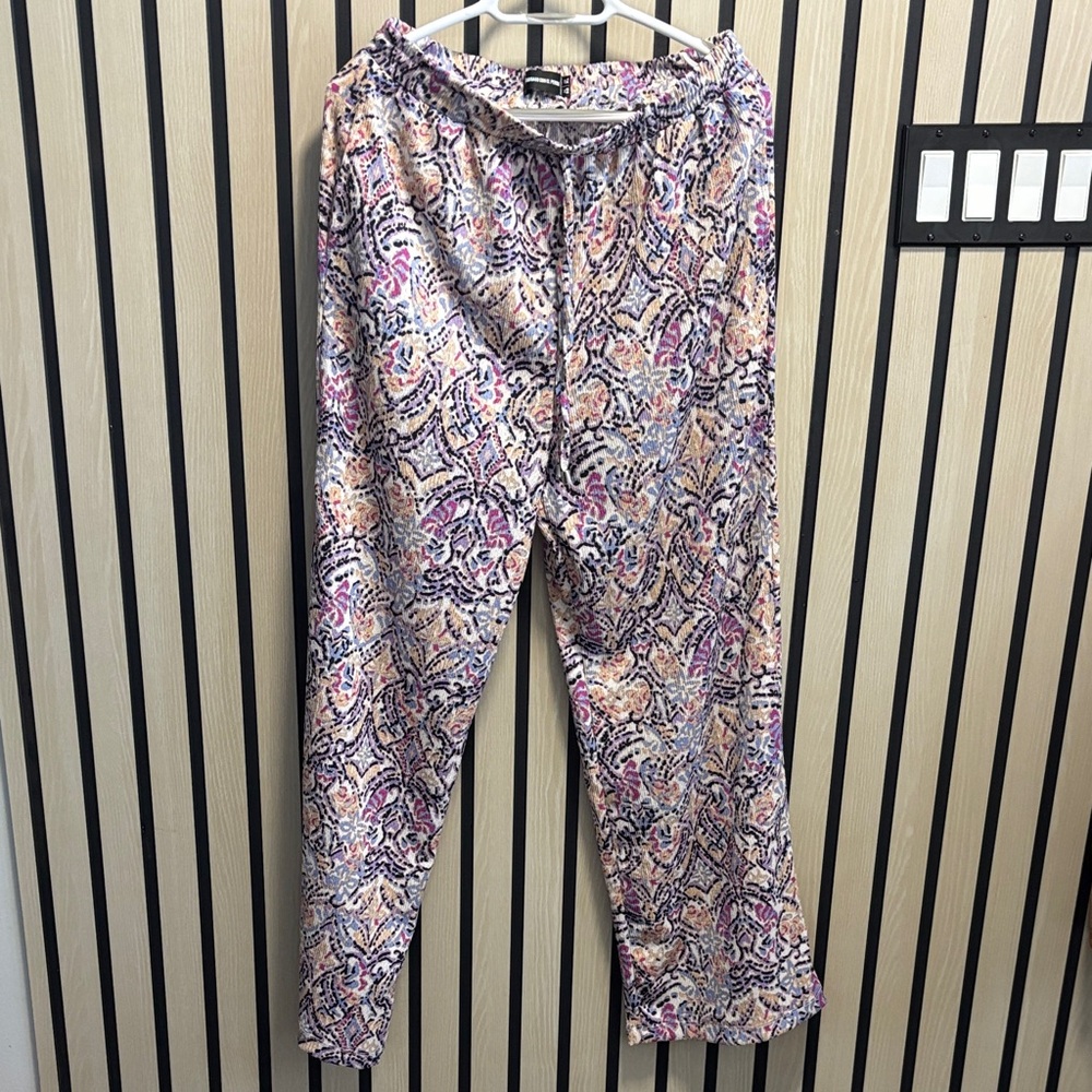 Stylish Multicolor Wide Leg Pants